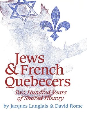 cover image of Jews and French Quebecers